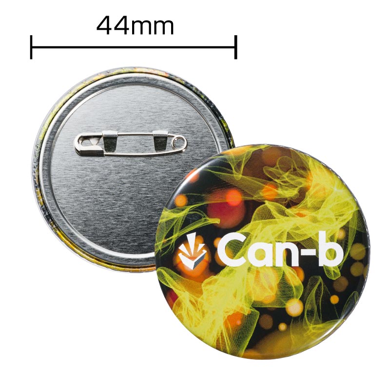 缶バッジ 安全ピンタイプ44mmサイズ｜ オリジナル缶バッジ製作can-b（キャンビー）