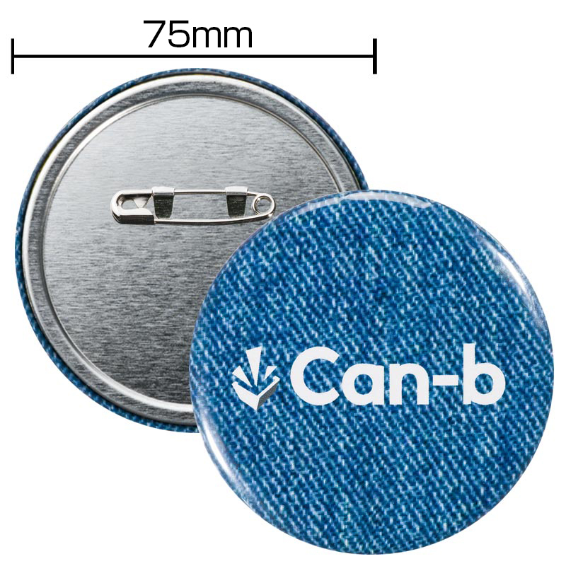 安全ピン缶バッジ / オリジナル缶バッジ製作 缶バッジメーカーCAN-ｂ